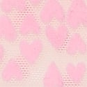 Cupid Pink Flocked Hearts 