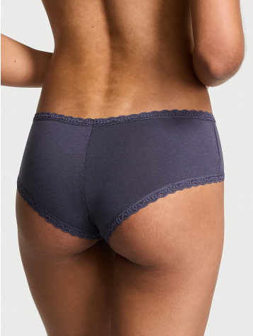 Bavlnené Čipkované Nohavičky Cheeky Panty