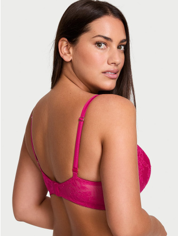 Čipkovaná Push-Up Podprsenka Rose