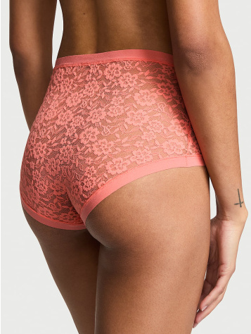 No-Show Čipkované Nohavičky S Vysokým Pásom No-Show Lace Lace High-Waist Brief Panty