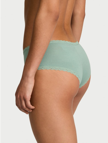 Bavlnené Čipkované Nohavičky Cheeky Panty