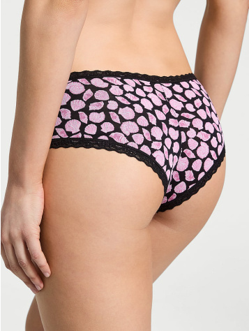 Bavlnené Čipkované Nohavičky Cheeky Panty