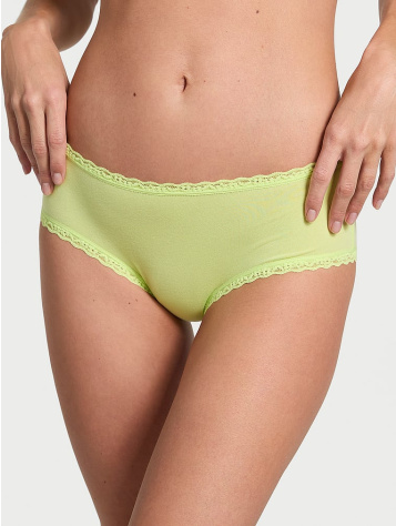Bavlnené Čipkované Nohavičky Cheeky Panty