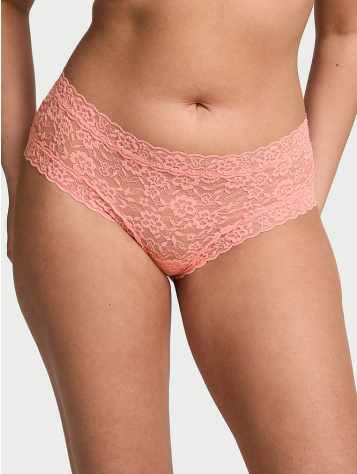 Cheeky Nohavičky Blossom Lace So Šnurovaným Chrbtom