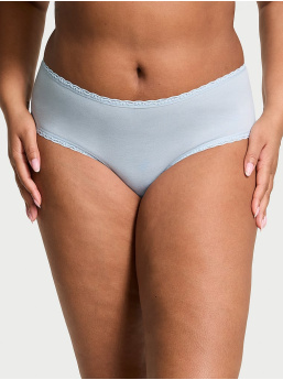 Bavlnené Čipkované Nohavičky Cheeky Panty