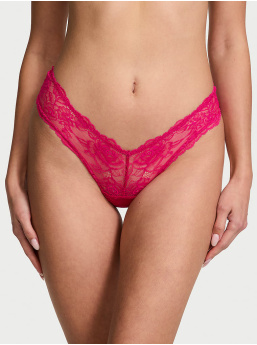 Čipkované Nohavičky S Vysokými Nohami Rose Lace Cheeky Panty
